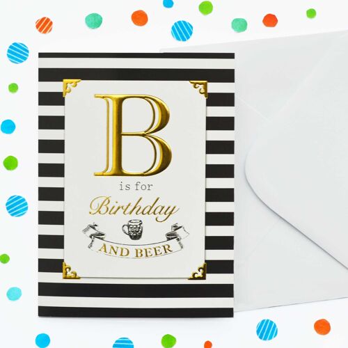 Just to Say Big B Birthday Card