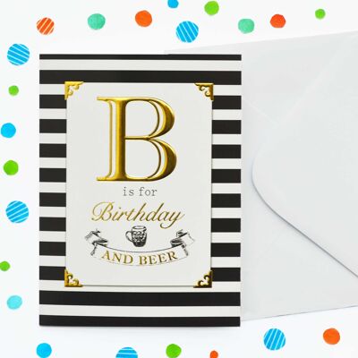 Just to Say Big B Birthday Card