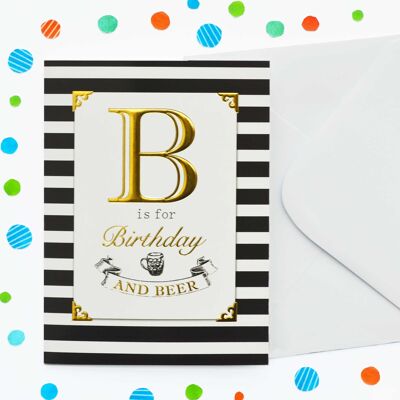 Just to Say Big B Geburtstagskarte