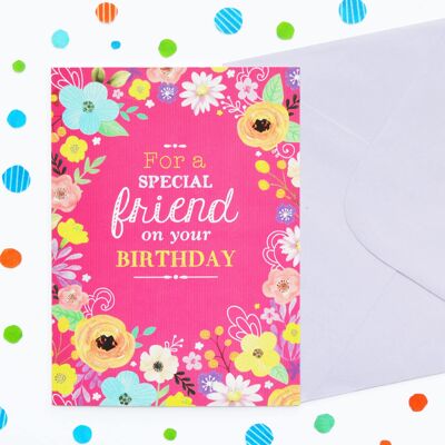 Just to Say Friend Geburtstagskarte