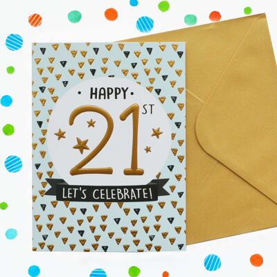 Solo para decir 21 tarjeta de cumpleaños