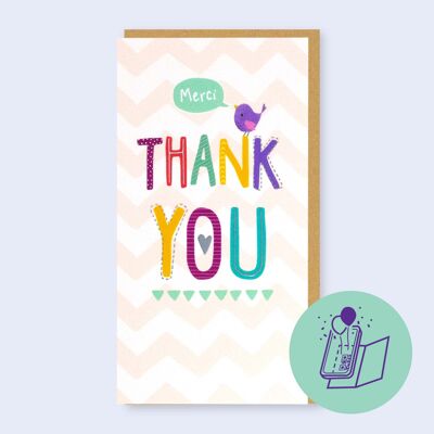 Video Greeting Card Thank You Merci