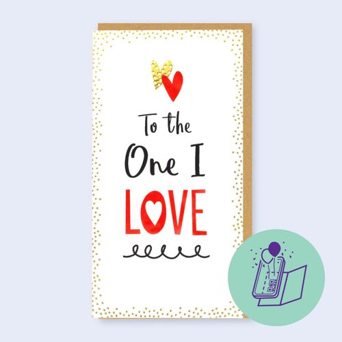 Video Greeting Card  To the One I Love