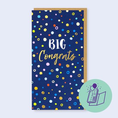 Video Greeting Card  Big Congrats