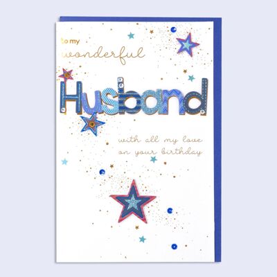 Handcrafted Sparkles  Husband Birthday