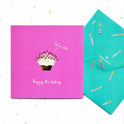 Carte d'anniversaire Little Moments Beaucoup de bougies