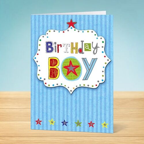 The Write Thoughts  Birthday Card  Birthday Boy