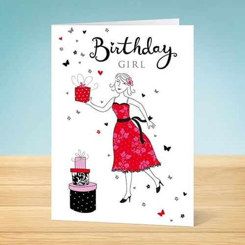 The Write Thoughts - Birthday Card  Birthday Girl