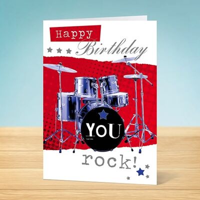 Biglietto d'auguri per scrivere pensieri - You Rock