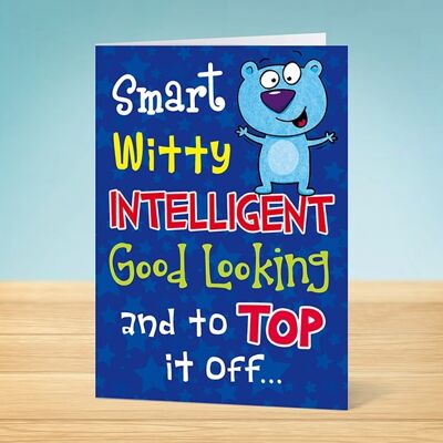 The Write Thoughts  Birthday Card  Smart and Witty