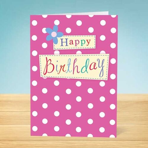 The Write Thoughts  Birthday Card   Girls Birthday Card
