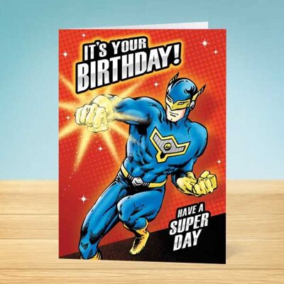 Die Write Thoughts Geburtstagskarte Super Birthday