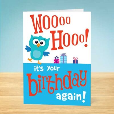 The Write Thoughts  Birthday Card  Woohoo Birthday