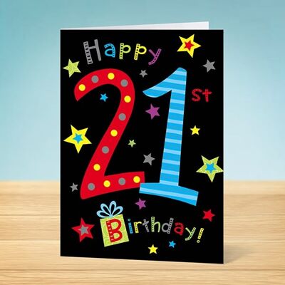 The Write Thoughts  21st Birthday Card
