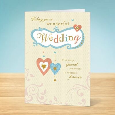 The Write Thoughts  Wedding Card  Wonderful Day
