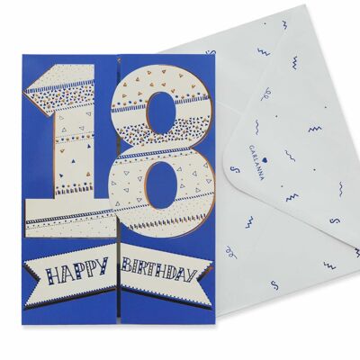 Qu'est-ce qu'une autre année mâle 18e anniversaire carte