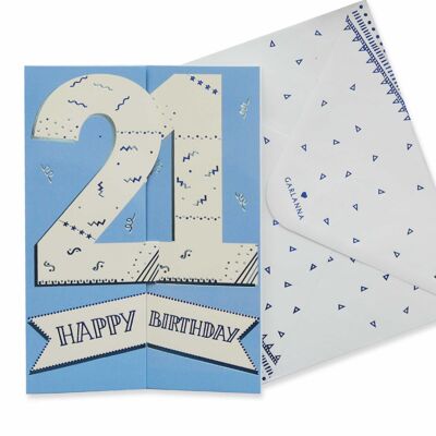 What's Another Year Male 21st Birthday Card