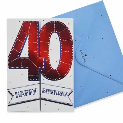 What's Another Year Male 40th Birthday Card