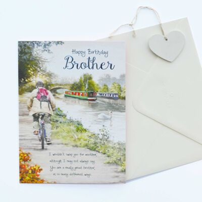 Words of Warmth Brother Birthday Card