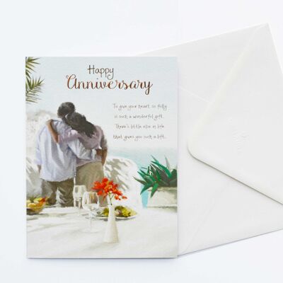 Words of Warmth Happy Anniversary Card