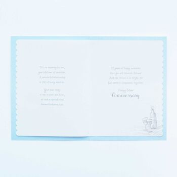 Carte d'anniversaire en argent Words of Warmth 4