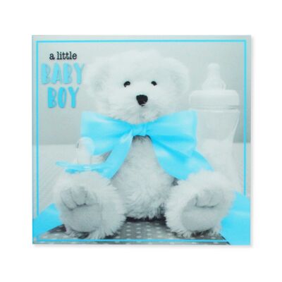 Una spruzzata di carte di colore 3D Baby Boy