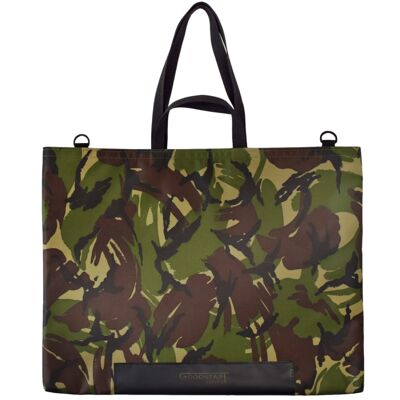 Goodstart Jones XL Tote Bag Shopper  | 50 X 65 cm | CAMOUFLAGE GREEN