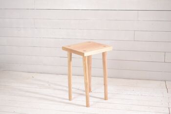 Table de chevet en bois, table d'appoint en frêne 1