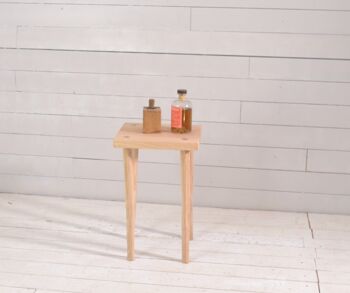 Table de chevet en bois, table d'appoint en frêne 4