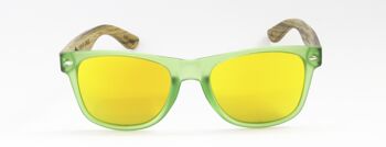 LUNETTES DE SOLEIL 101 WAY - VERT - JAUNE 2