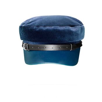 Casquettes Femme - Chloë Navy Blue Sailor Cap Femme - Taille XL - Extra Large 2