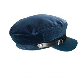 Casquettes Femme - Chloë Navy Blue Sailor Cap Femme - Taille XL - Extra Large 3