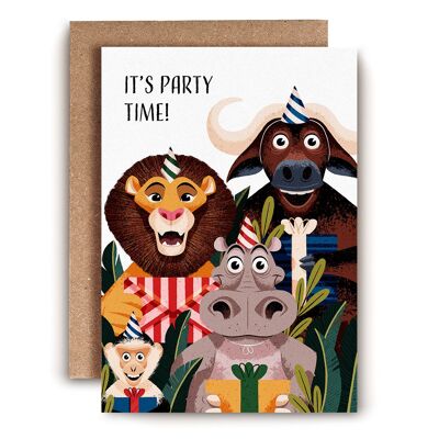 Party Time Birthday Card