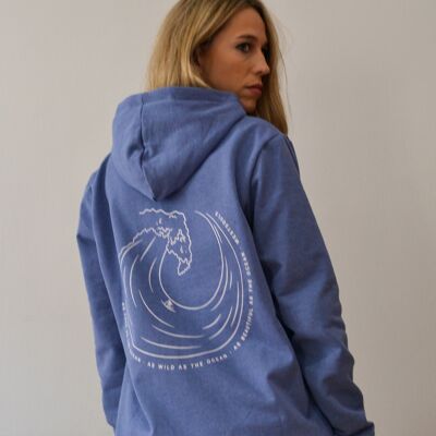 Hoodie "Immensity" Azul