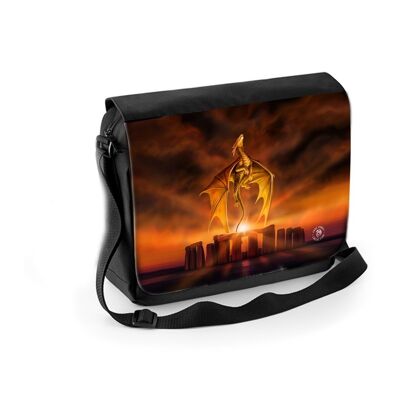 WSH - Solstice  - Messenger Bag featuring artwork by Anne Stokes