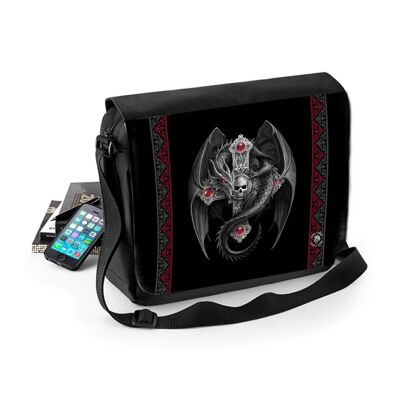 WSH - Gothic Dragon  - Messenger Bag featuring artwork by Anne Stokes