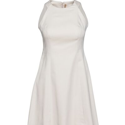 A Line Sleeveless Sand  Dress