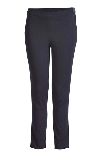 Pantalon bleu coupe slim Conquista Fashion 1