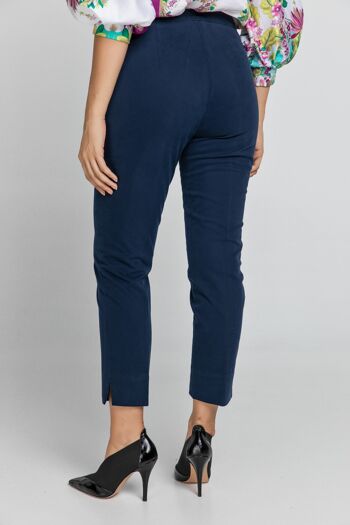 Pantalon bleu coupe slim Conquista Fashion 5