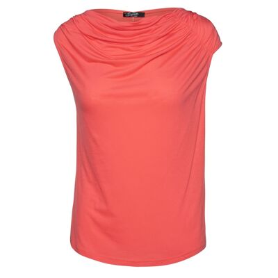 Top Asymétrique Corail