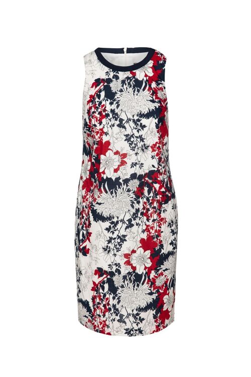 Floral Sleeveless Dress by Conquista Fashion
