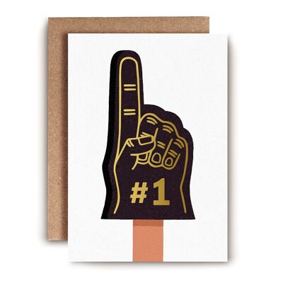 #1 Foam Finger Card