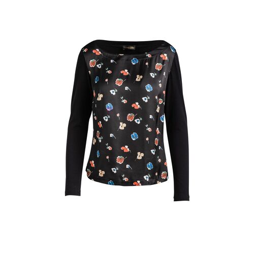 Poppy Print Long Sleeve Top by Conquista