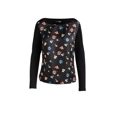Poppy Print Long Sleeve Top by Conquista
