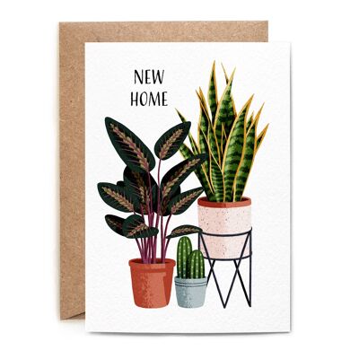 House Plants New Home Card