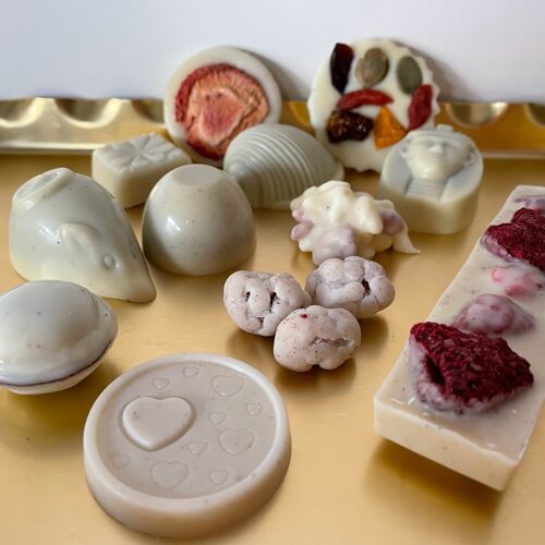 Assortiment chocolat blanc bio 175 gr