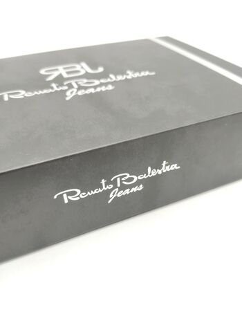 Coffret cadeau portefeuille en cuir + ceinture en cuir, pour homme, marque Renato Balestra, art. DK353-35.425 2