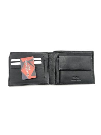 Coffret cadeau portefeuille en cuir + ceinture en cuir, pour homme, marque Renato Balestra, art. DK353-35.425 6