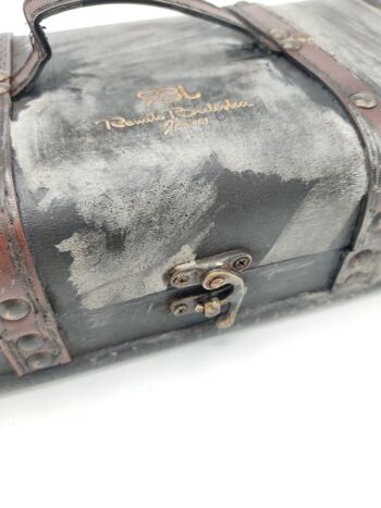 Coffret cadeau portefeuille en cuir + ceinture en cuir, pour homme, marque Renato Balestra, art. DK355-35.425 2