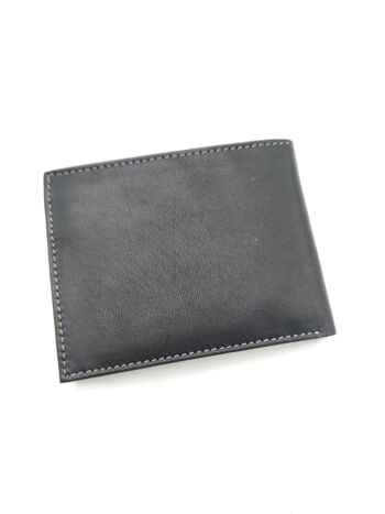 Coffret cadeau portefeuille en cuir + porte-clés en cuir, pour homme, marque Jaguar, art. A2984-35.062 4